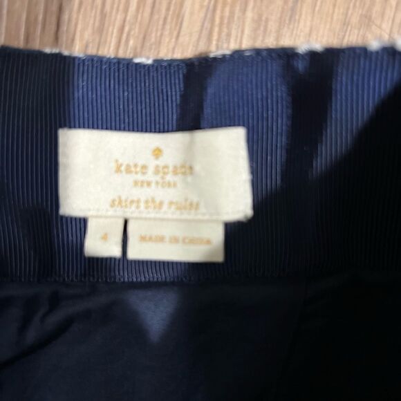 Kate Spade Blue Eyelet Wrap Skirt - Picture 10 of 11